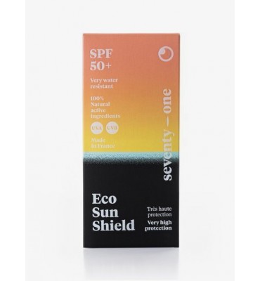 SEVENTY ONE PERCENT Eco Sun Shield sport SPF 50+ protezione viso molto alta e pari sensibili del corpo